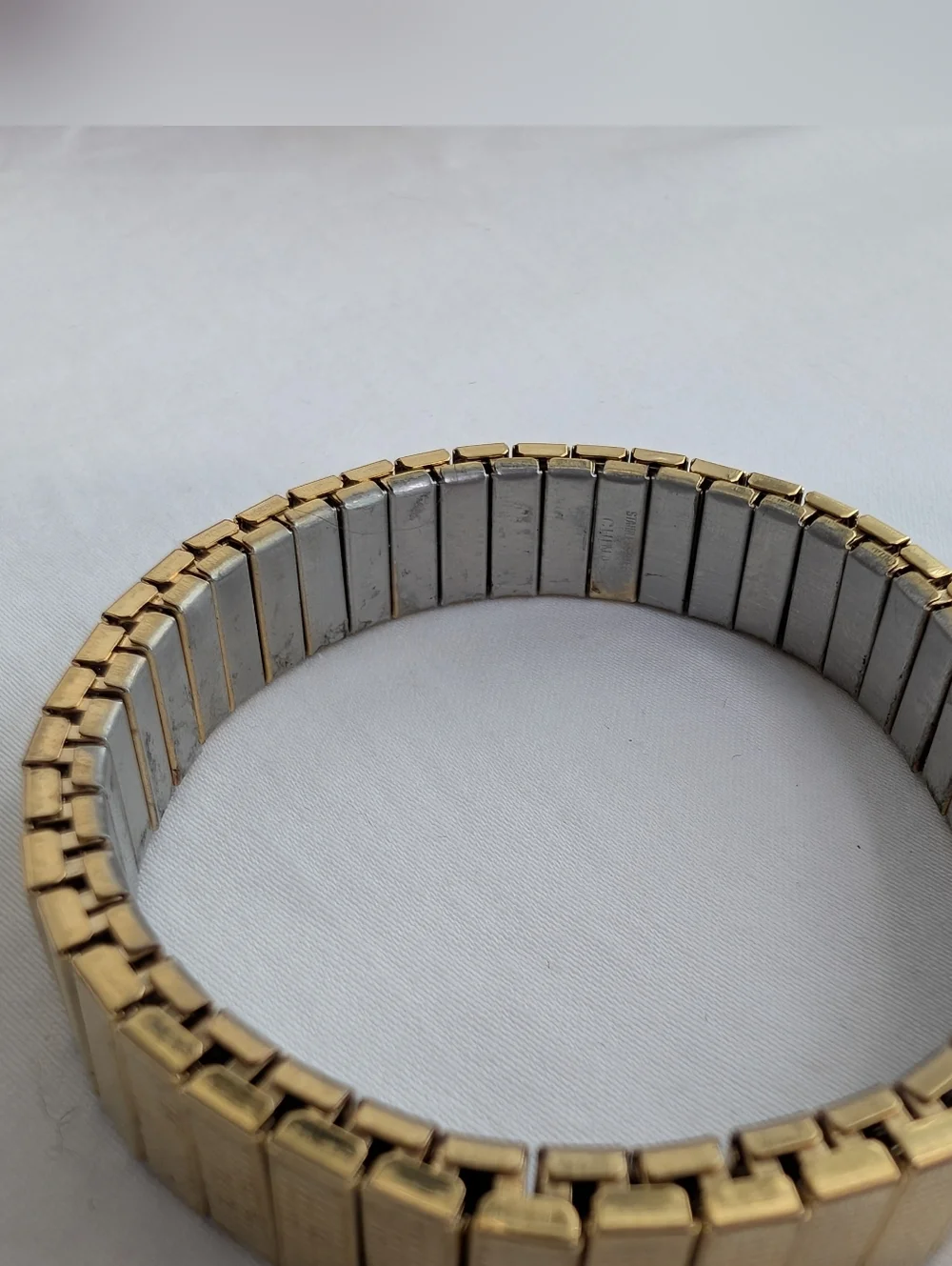 Vintage Gold Bracelet - Expansion Stretch Watch Style - Classic Estate Jewelry